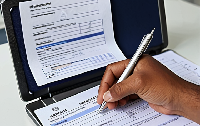문화재수리 자격증 갱신 및 유지 방법 - नवीनीकरण प्रक्रिया:**
Professional meticulously completing a renewal application form at a well-org...